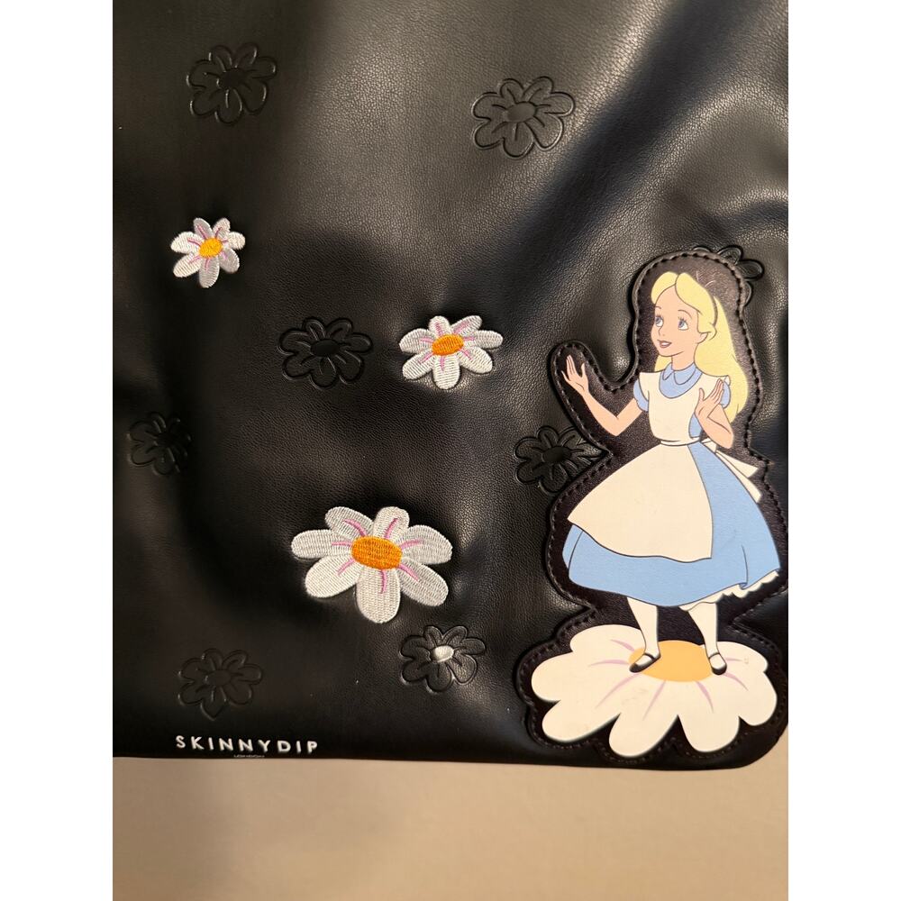 NWT Disney & Skinny Dip London Alice in Wonderland large tote bag - Picture 3 of 6